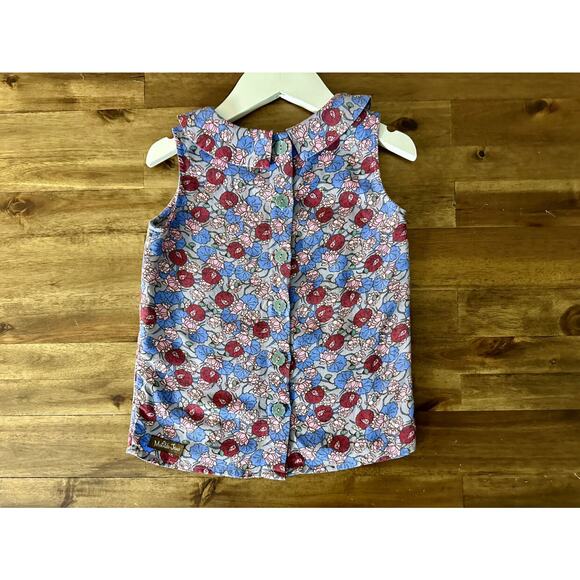 Matilda Jane Vintage Heart Soul Pride Darling Floral Sleeveless Purple Red Top 4 - Picture 3 of 4